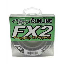 Sunline FX2 Braid – Dark Green – 50 LB. 125 YDS.