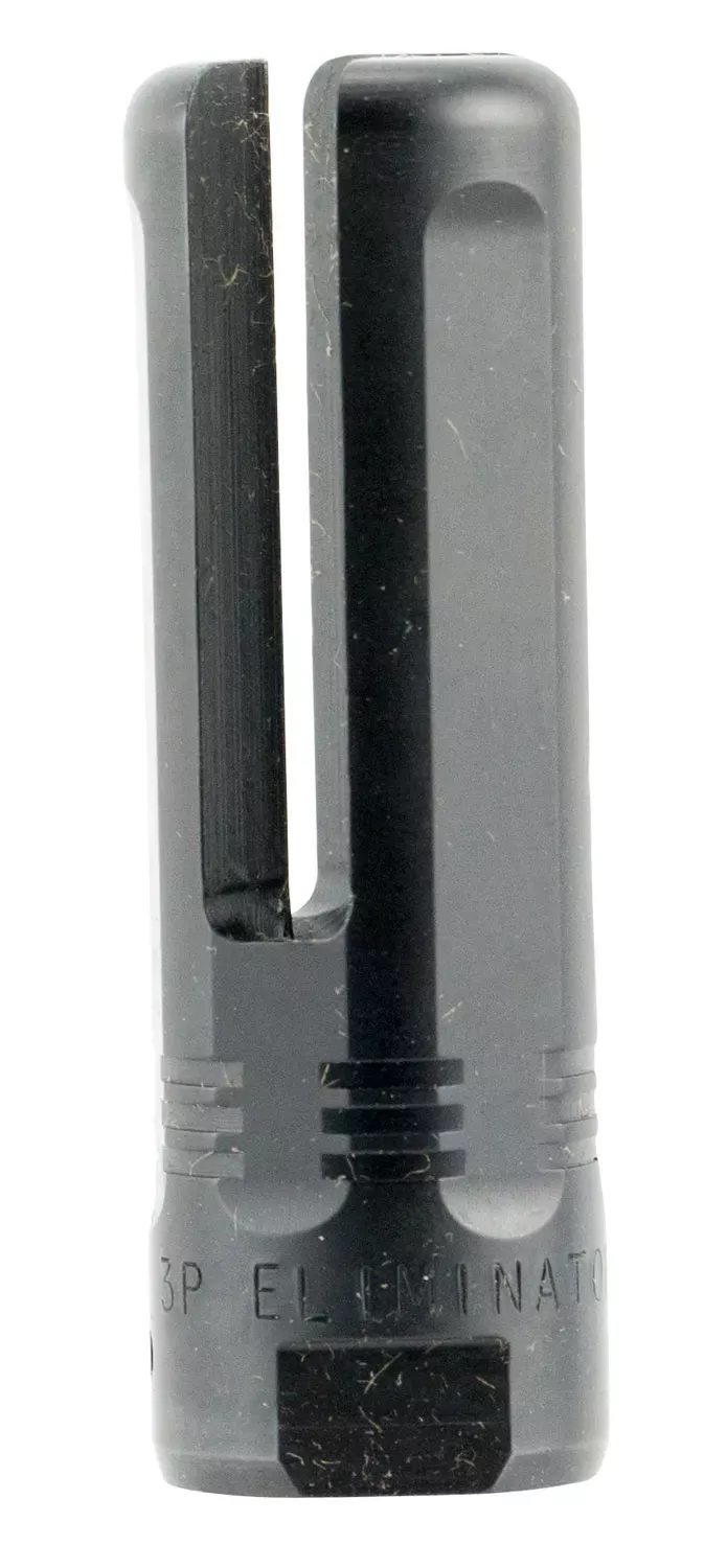 SureFire 3P Eliminator Flash Hider Black Nitride Stainless Steel with 1/2″-28 tpi Threads & 2.60″ OAL for 5.56x45mm NATO M16, M4