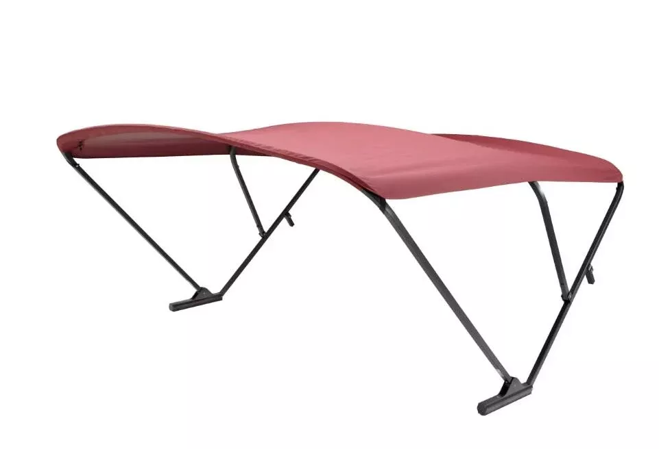 SureShade Power Bimini Top – Black Anodized Frame, Burgundy Fabric• 2020000306