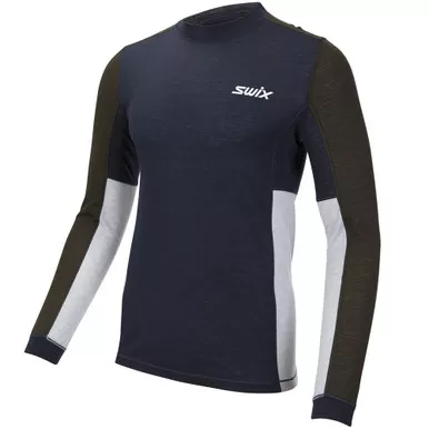 SWIX Men Aspire Wool Blend Long Sleeve Shirt