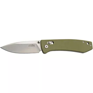 Szco G10 Rolling Lock Stainless Folder Knife 4.25 In. Moss Green