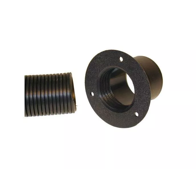 T-H Marine 2″ Rigging Flange with 4 ft of 2″ Black Hose – Black• RFK-1-DP