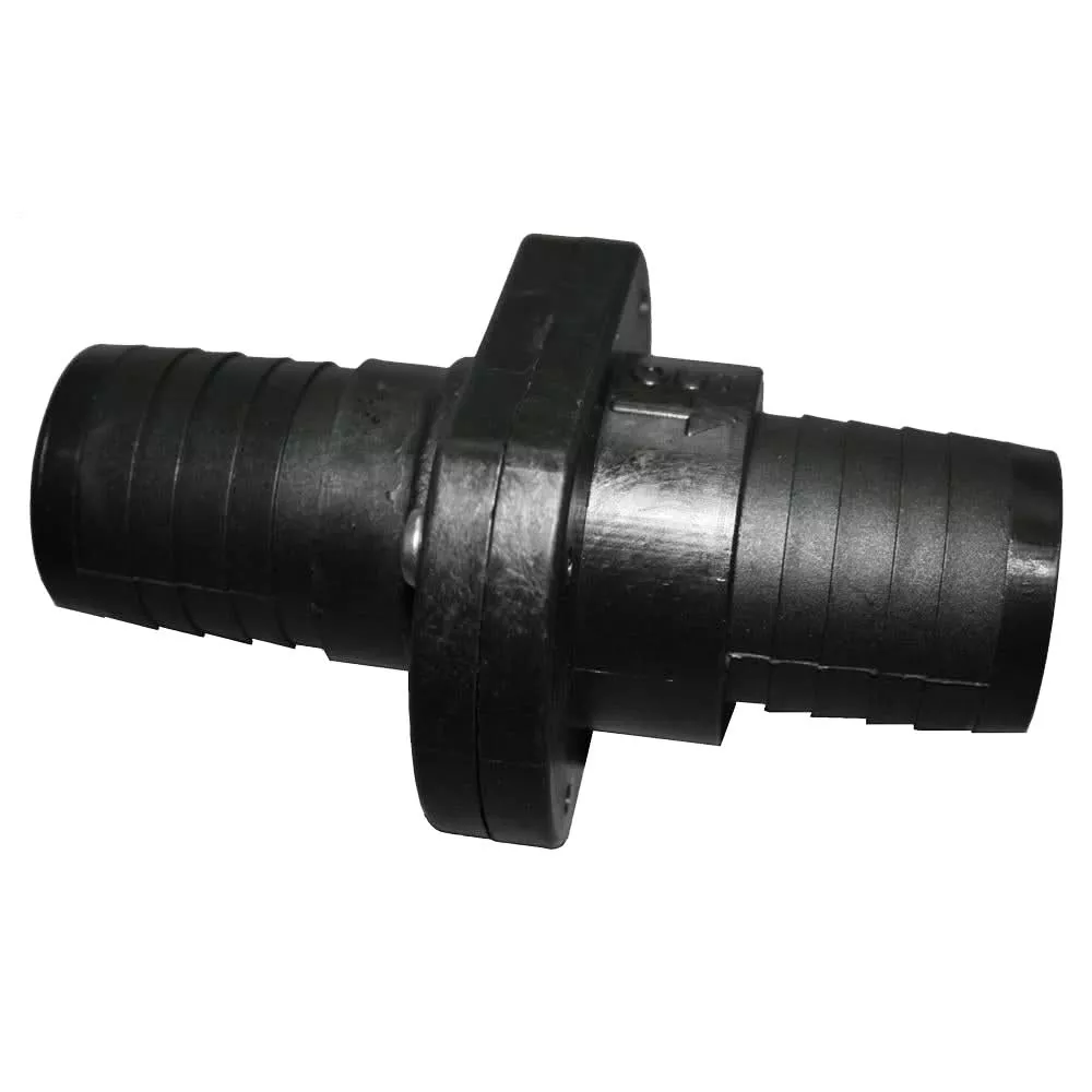 T-H Marine Double Barb Inline Scupper Check Valve - 1-1/2" - Black - ILS-1500-DP