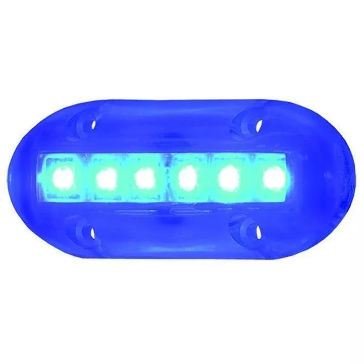 T-H Marine High Intensity 3.5" Blue 180 lm Surface Mount Underwater LED Light• LED-51867-DP
