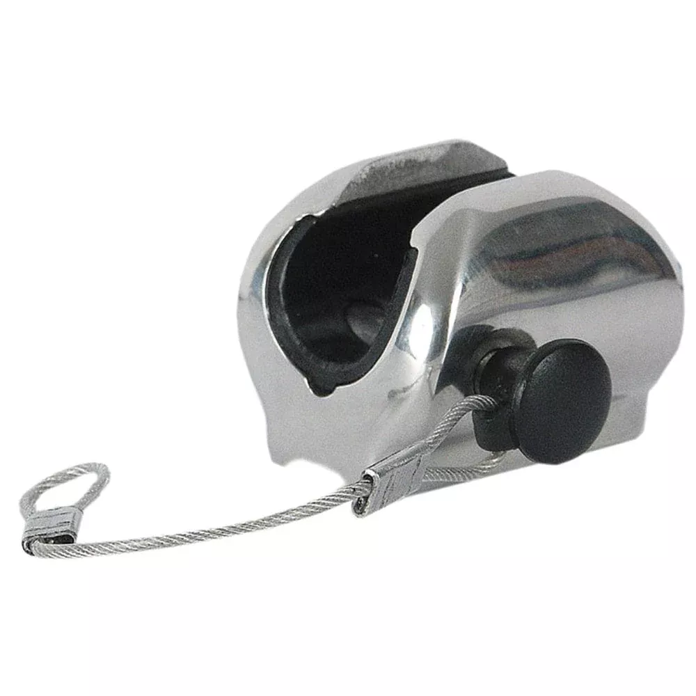 TACO Concave Deck Hinge w/Pin & Lanyard – Fits 7/8″ Tube