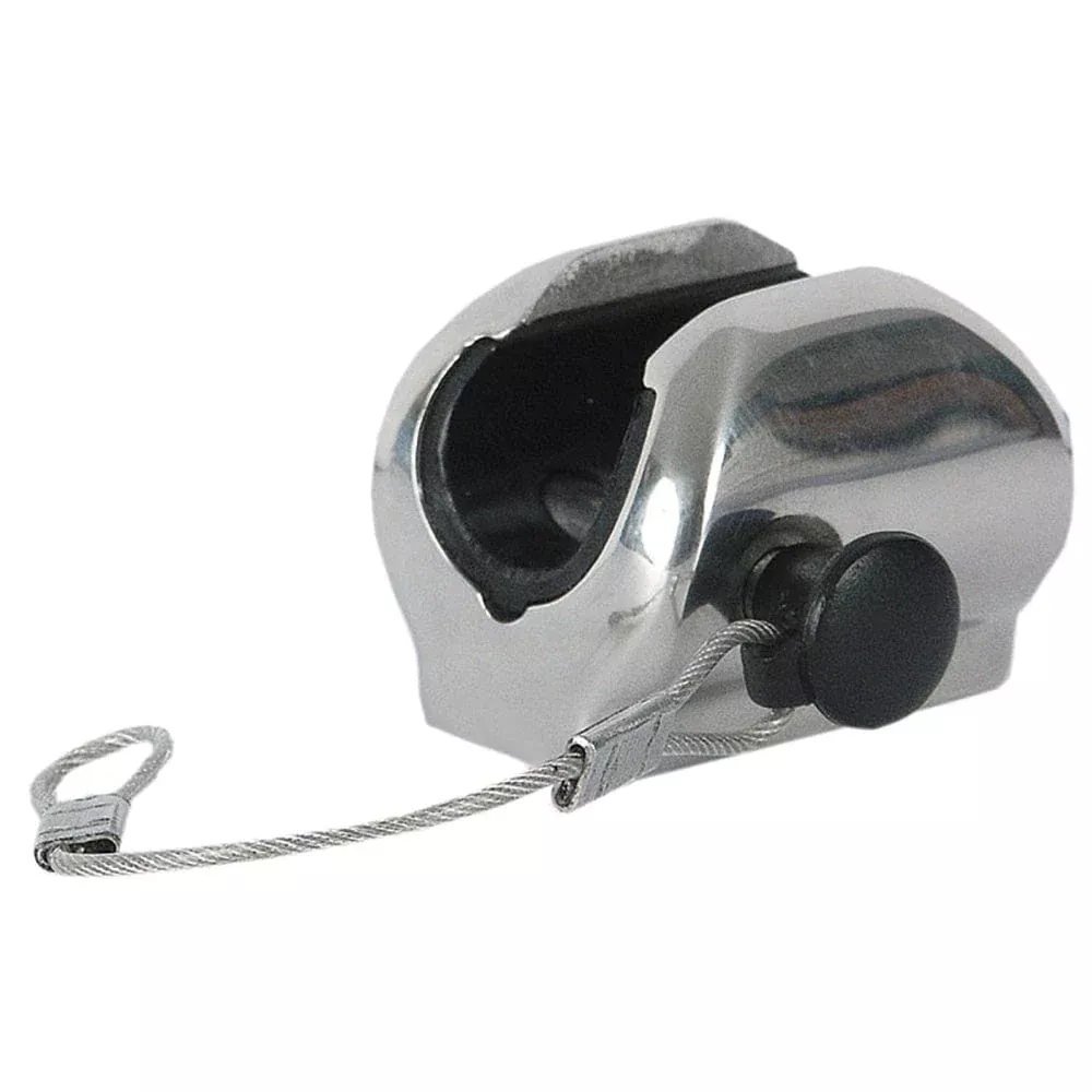 TACO Flat Deck Hinge w/Pin & Lanyard – Fits 7/8″ Tube