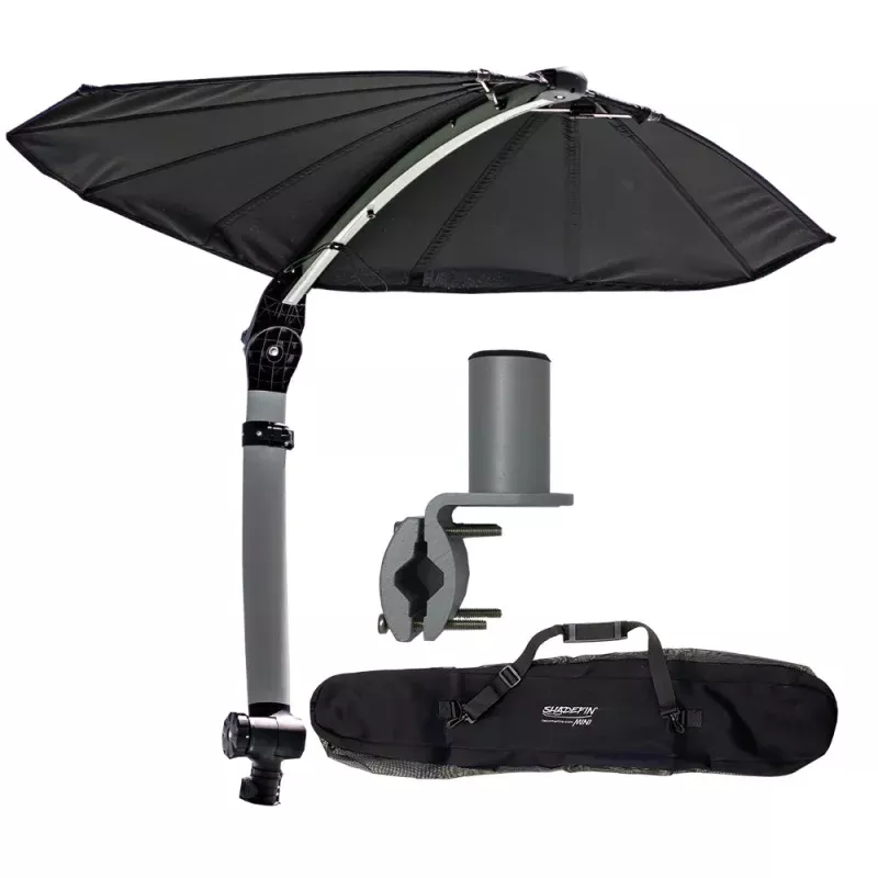 TACO ShadeFin Mini w/Black Fabric – BagRound Rail Mount Kit