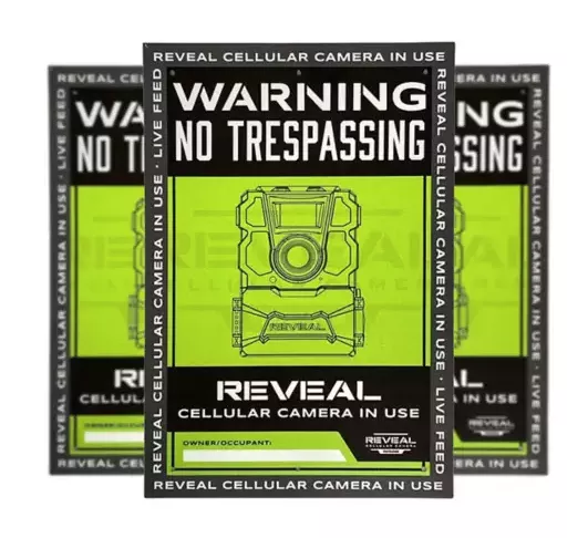 Tactacam No Trespassing Sign #S-3