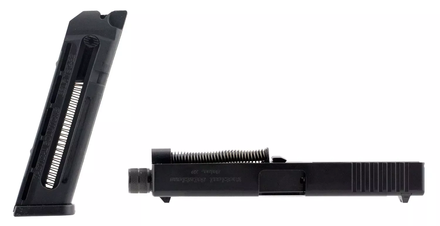 Tactical Solutions TSG-22 Conversion Kit 4.80″ Black Steel for Glock