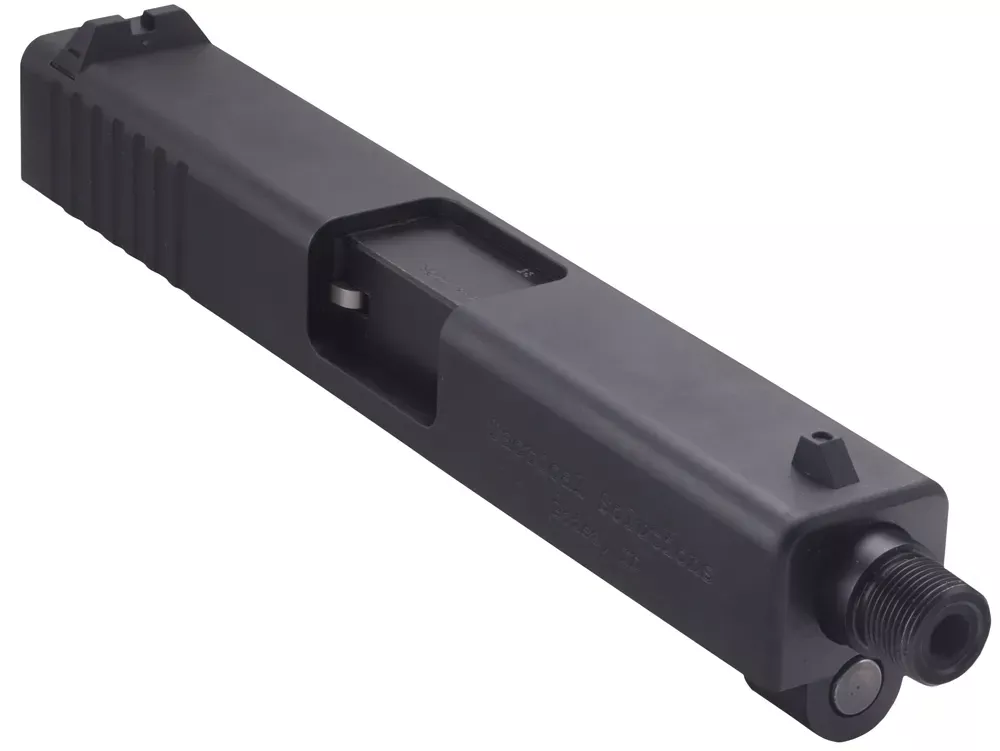 Tactical Solutions TSG-22 Conversion Kit Threaded Black Steel for Glock