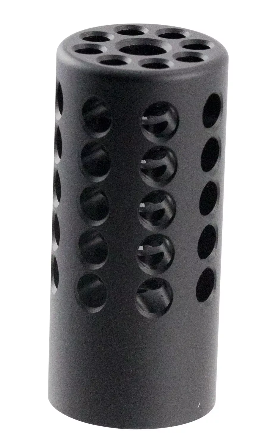 Tactical Solutions X-Ring Compensator Black Matte Aluminum with 1/2″-28 tpi Threads, .920″ Diameter & 360 Degree Ports for 22 LR Ruger 10/22