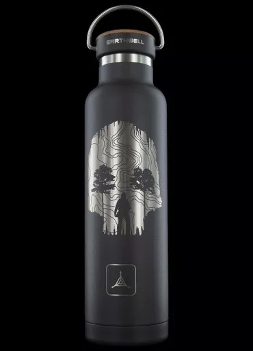 TAD Edition Earthwell Skull Cave 22oz Black Flask