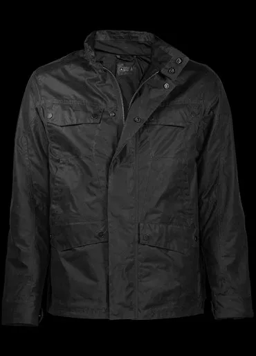 TAD Talisman Waxed Canvas Jacket Black