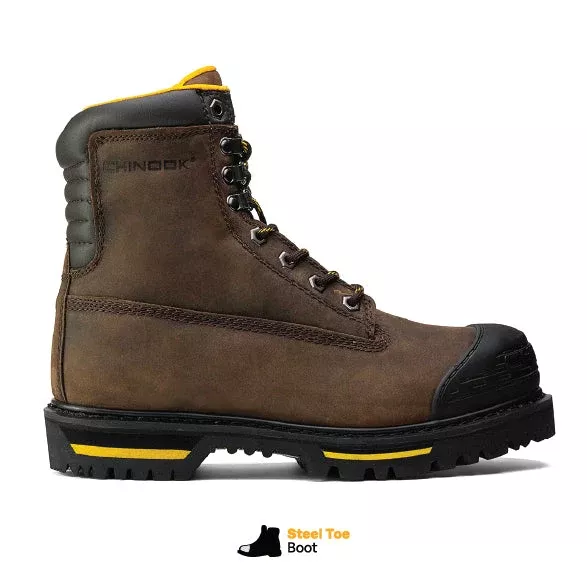 Tarantula 8″ Steel Toe Men’s Work Boot – Brown