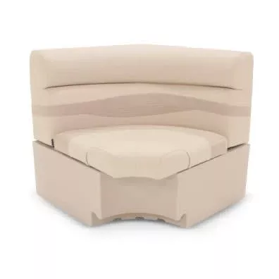 Taylor Made 32″ x 32″ Square Corner Pontoon Seat – Beige• 433042