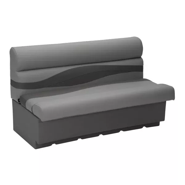 Taylor Made 50″ Pontoon Bench Seat with Storage – Charcoal• 803554