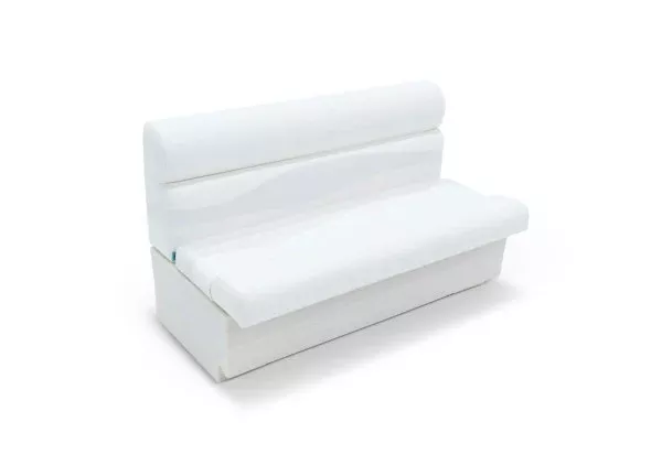 Taylor Made 50″ Pontoon Bench Seat with Storage – White• 674643