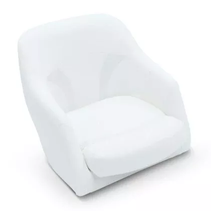 Taylor Made Contoured Pontoon Bucket Seat – White• 674635