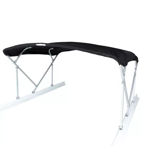 Taylor Made Manual Bimini Replacement Canvas with Boot – 8′ x 8′ x 1.25″ (Black)• 88132