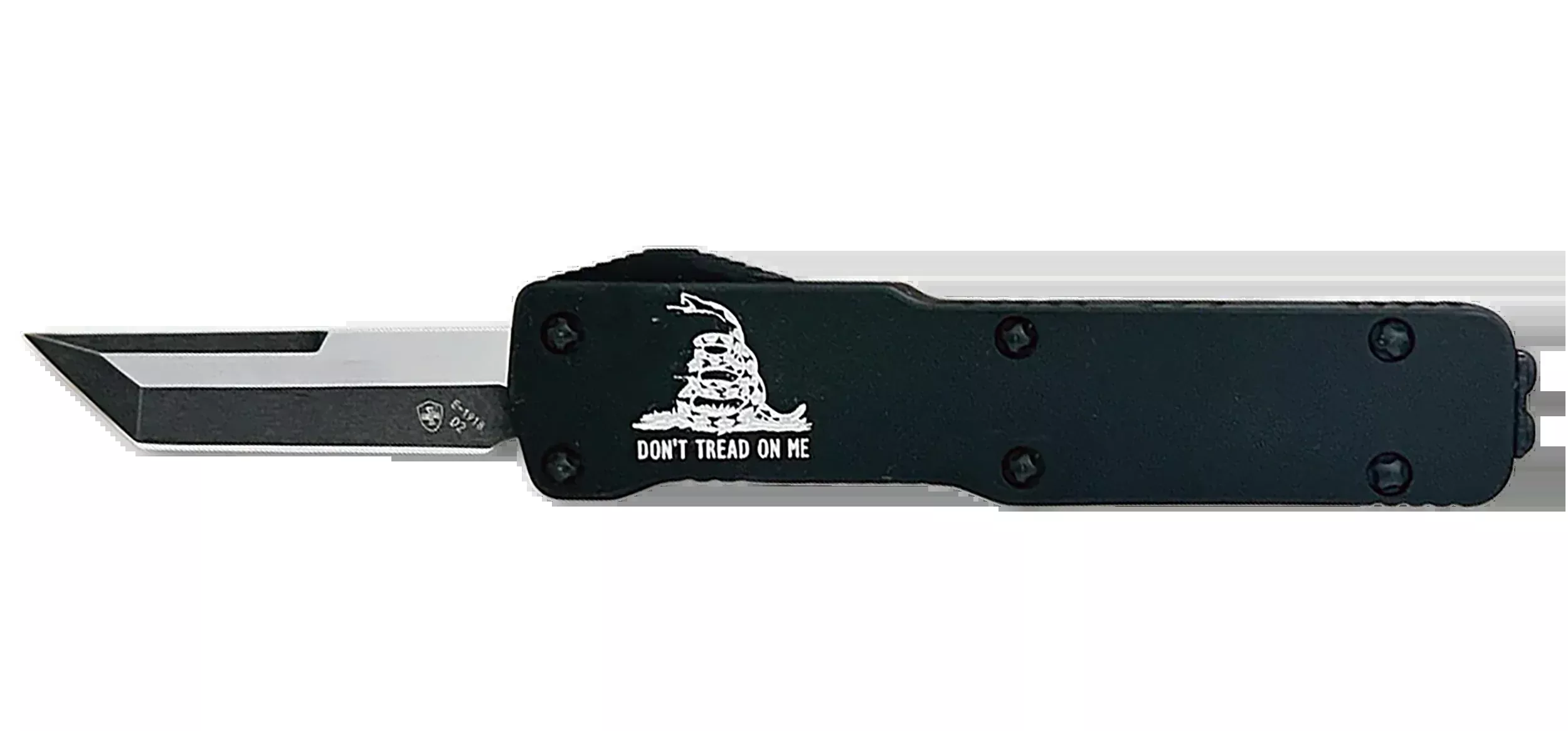 Templar Knife Premium Lightweight Knife, Aged Aluminum Handle, D2 Tanto Blade, CADTOM221