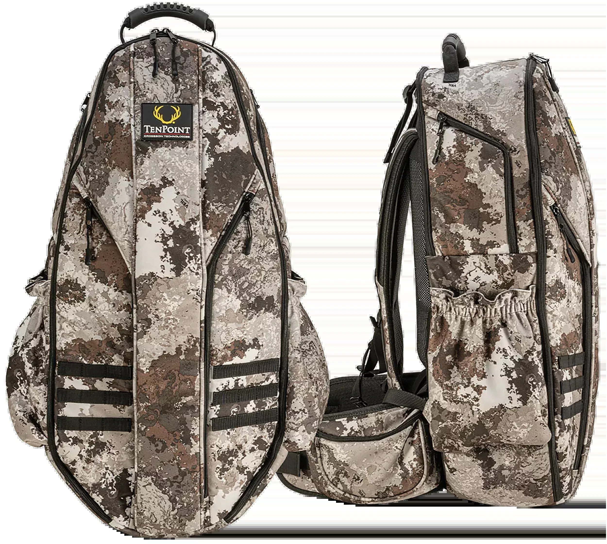 TENPOINT Halo Bowpack Crossbow Backpack, Veil Alpine Camo, Water-Resistant Padded Frame HCA20120