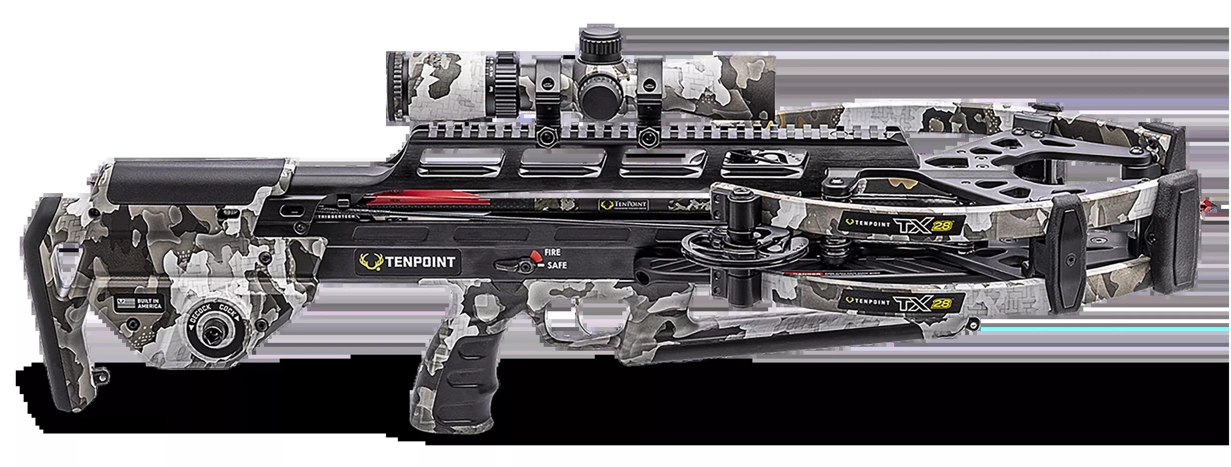 TenPoint TX 28 Rail-Less Crossbow w/ ACUSlide MAXX, 410 FPS, RangeMaster 100 Scope, CB250047849