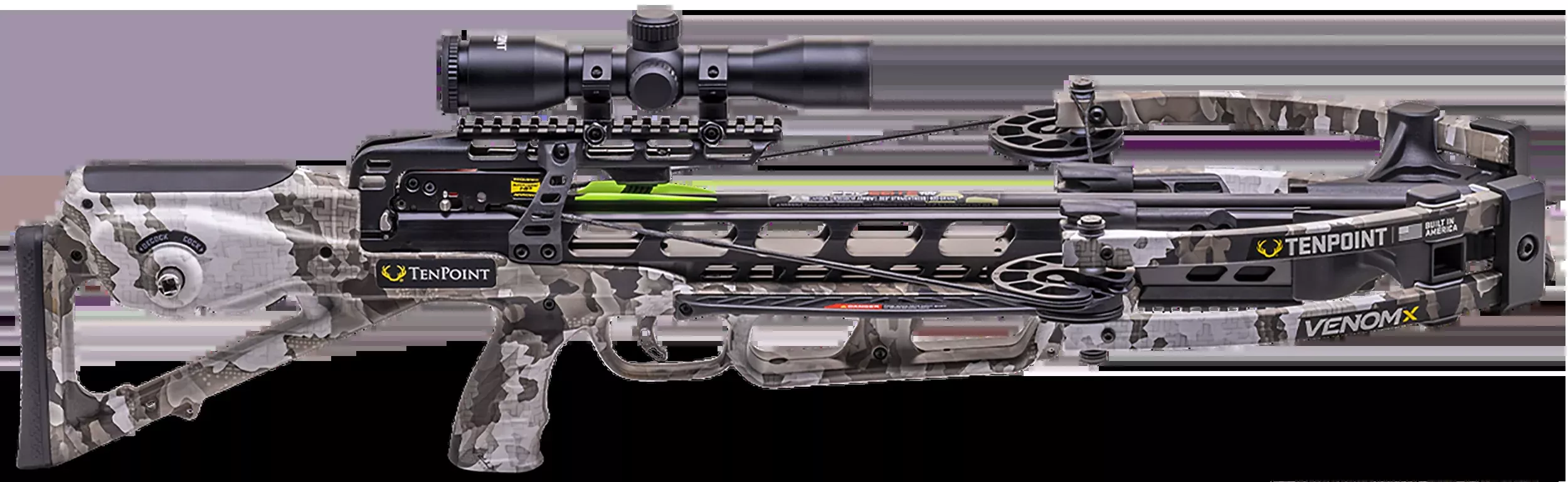 TENPOINT Venom X Crossbow with ACUslide & Pro-View 400 Scope, 390 FPS, Lightweight Compact, CB240077559