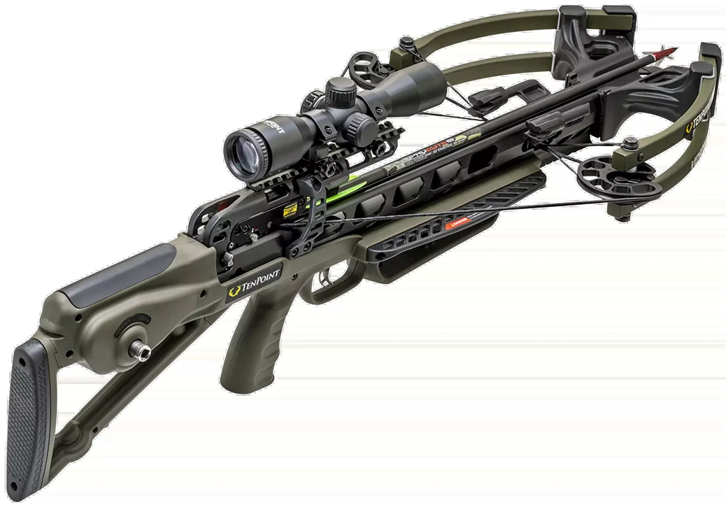 TenPoint Venom X Crossbow with ACUslide, Pro-View 400 Scope, 390 FPS, Moss Green CB240071559
