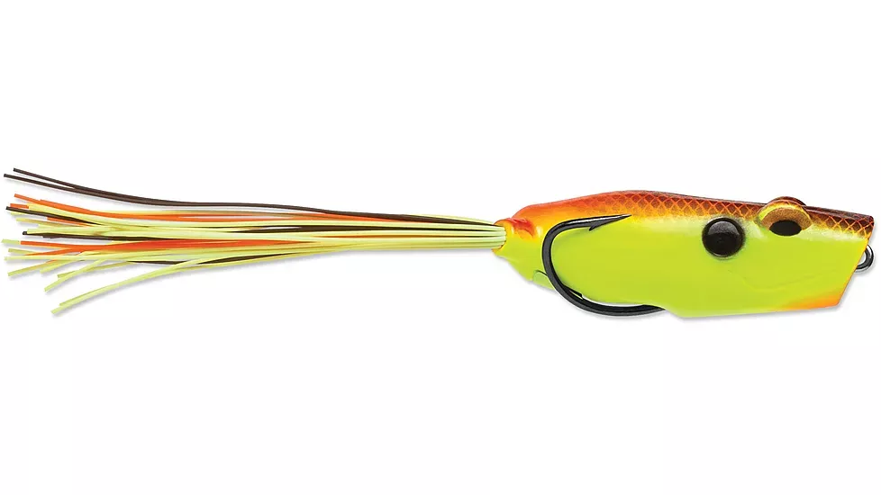 Terminator Popping Frog 2.5 Hot Chartreuse Shad #TPF25314