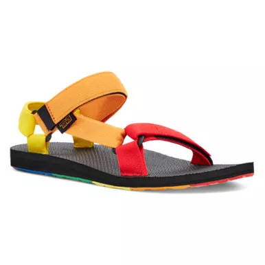 TEVA Men's Original Universal Pride Rainbow Multi Sandal