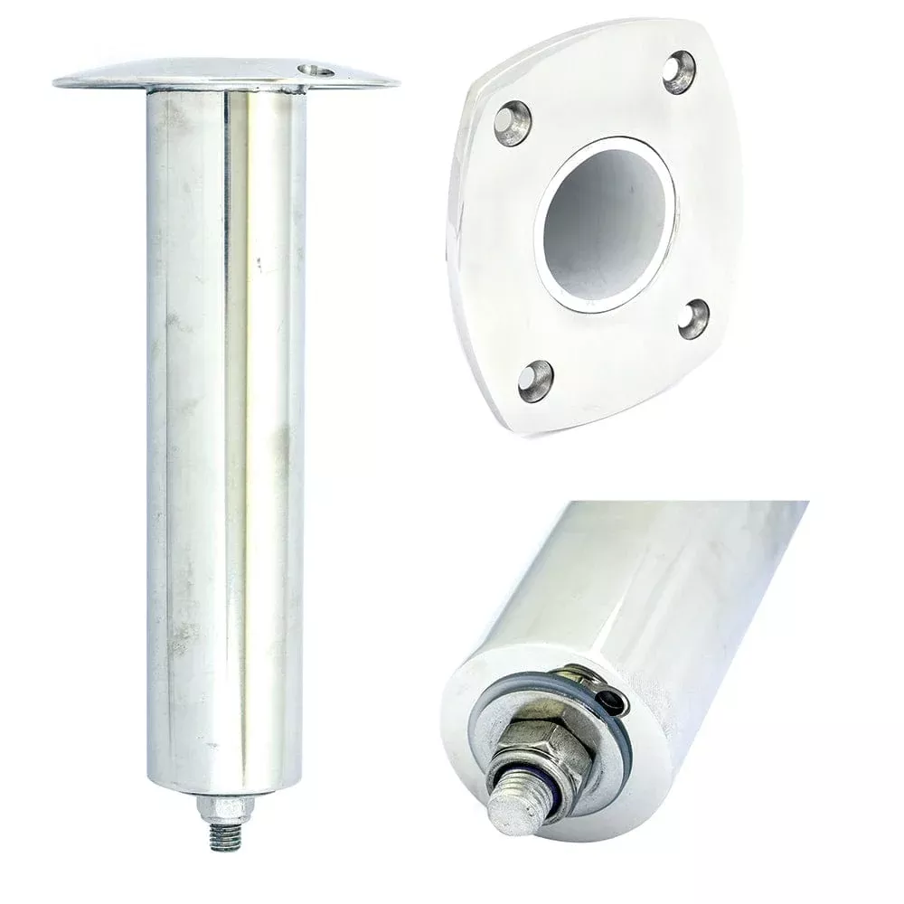 Tigress 4 Hole Swivel Rectangular Head Rod Holder – 0° – 10-1/2″