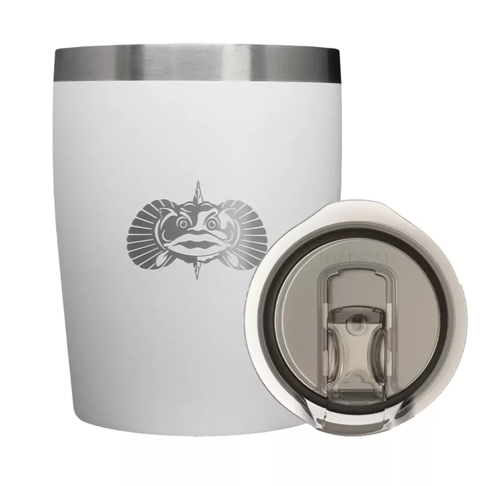 Toadfish Non-Tipping 10oz Rocks Tumbler – White