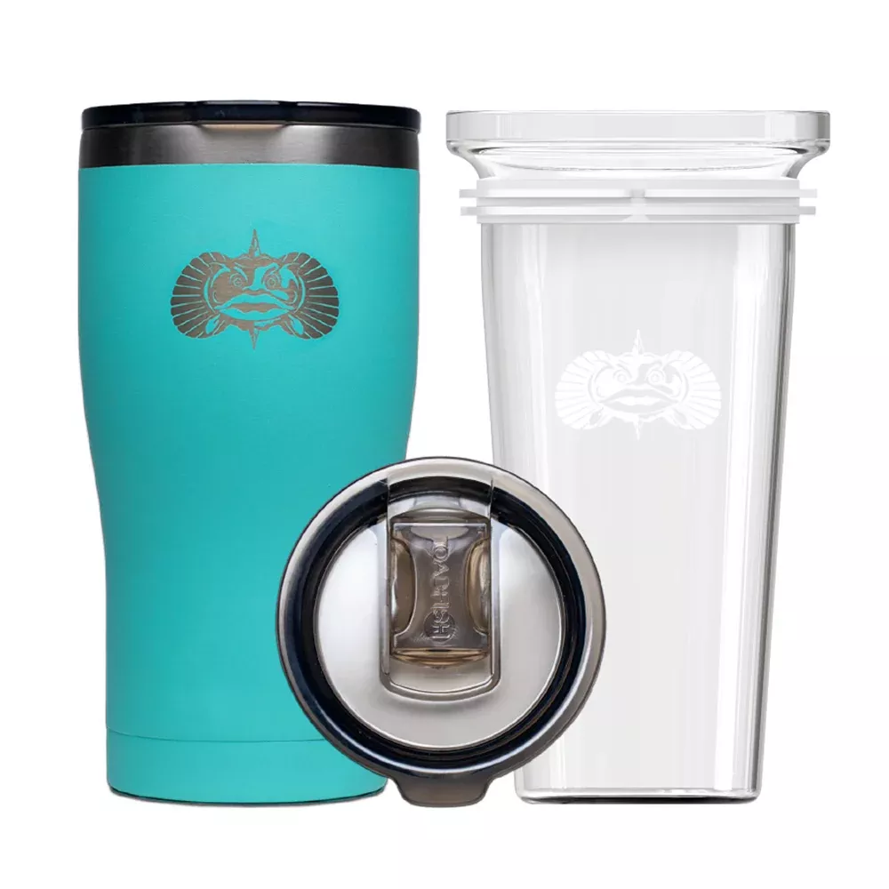 Toadfish Non-Tipping 20oz Tumbler – Teal