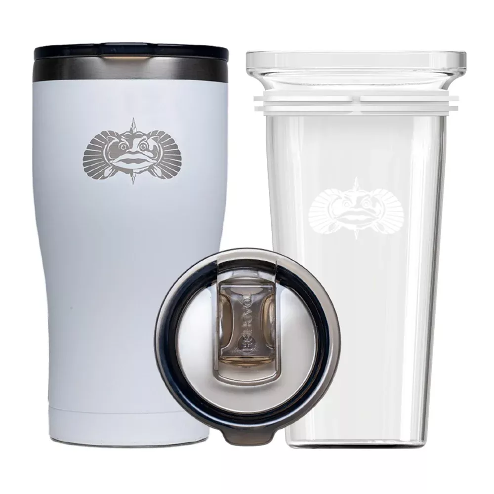 Toadfish Non-Tipping 20oz Tumbler – White