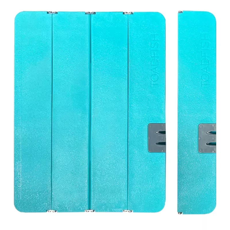 Toadfish XL Stowaway Folding Cutting Board w/Built-In Knife Sharpener – Teal
