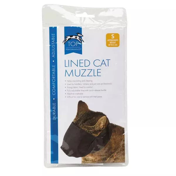 Top Performance Lined Nylon Cat Muzzles #TP6401