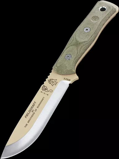TOPS B.O.B. Fieldcraft - Coyote Tan Fixed Blade