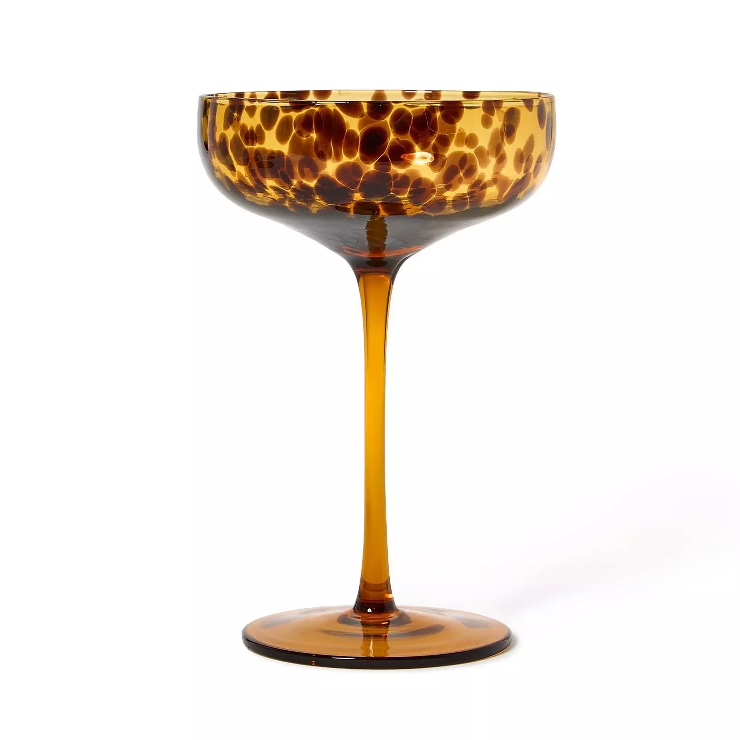 Tortoise 8 oz Coupe Glasses