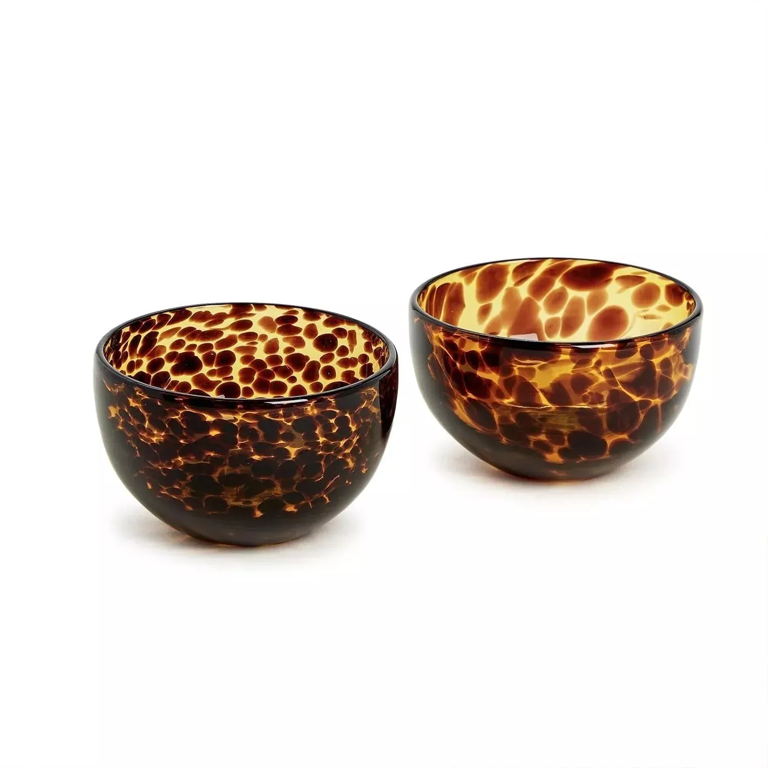 Tortoise Print Tidbit Bowl (Set of 2)