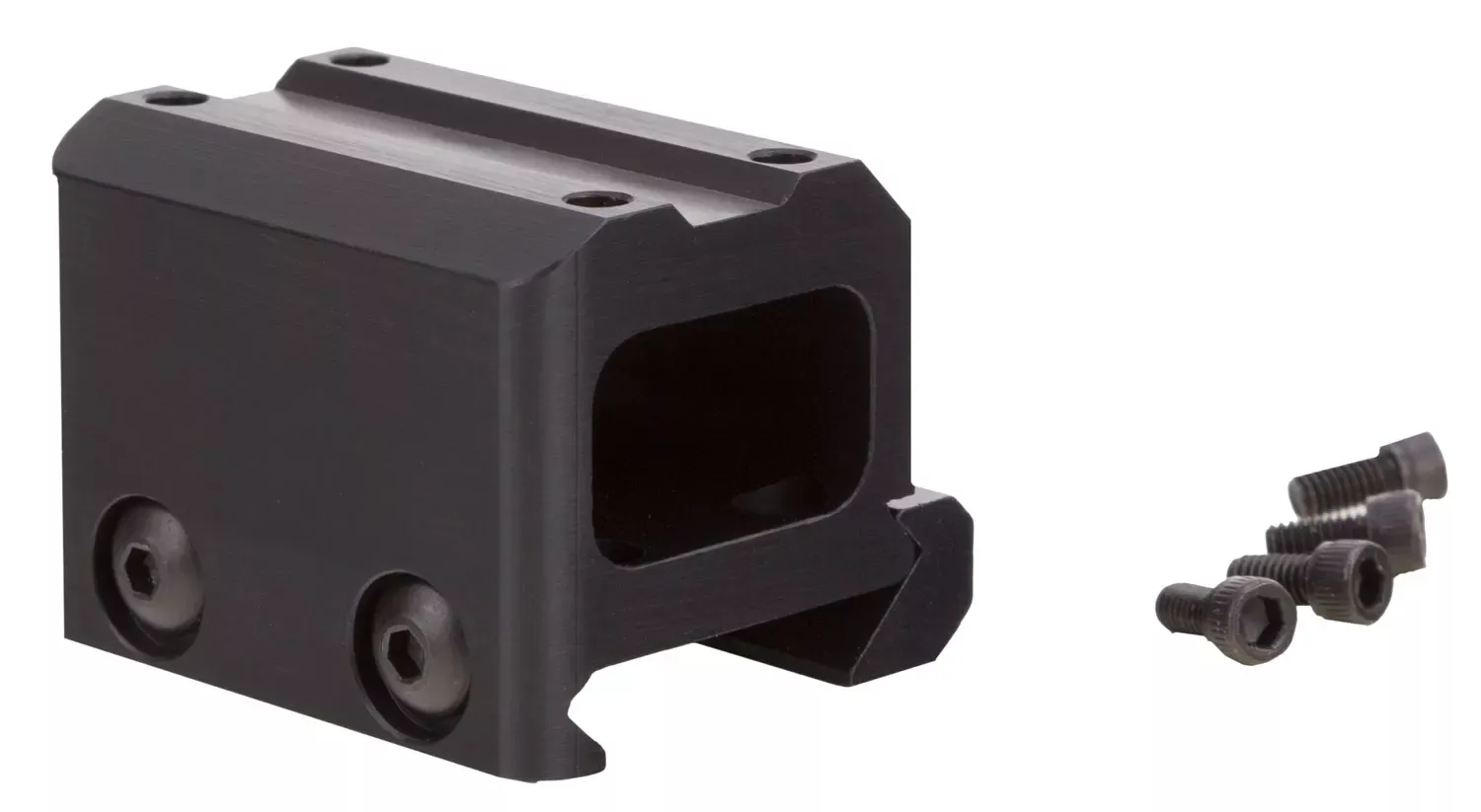 Trijicon MRO Lower 1/3 Co-Witness Mount 1.66″ Mount Height Black Hardcoat Anodized Aluminum Features Slimline Mounts