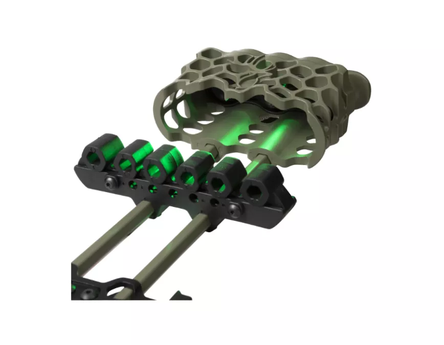Trophy Ridge Hex Light Five Arrow Quiver, Olive