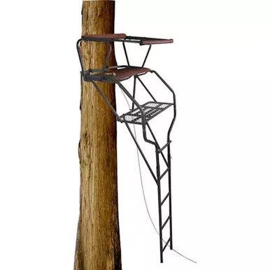 Trophy Treestands Maxgrip Double Ladderstand Two Person 18 Ft.