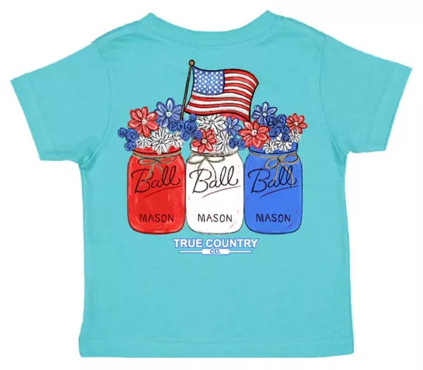 True Country Mason Jar Toddler Tee