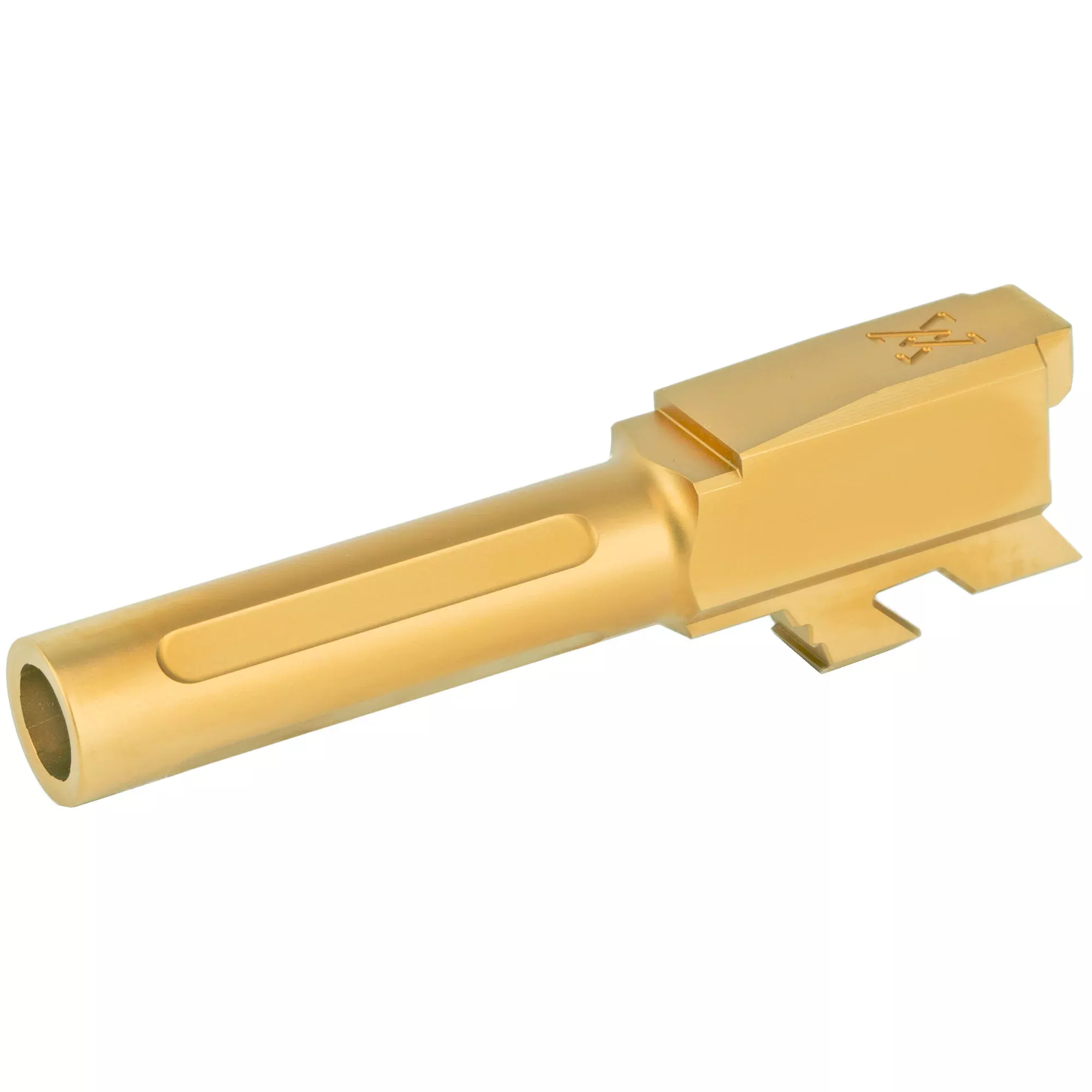 True Precision Match Grade Drop-In Barrel for Glock 43 Titanium Nitride Gold TP-G43B-XG