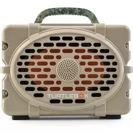 Turtlebox Gen 2: Loud! Outdoor Portable Bluetooth 5.0 Speaker - Custom Tan/Camo Handle