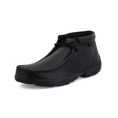 TWISTED X Mens Driving Softy Black Moccasins (MDM0016)