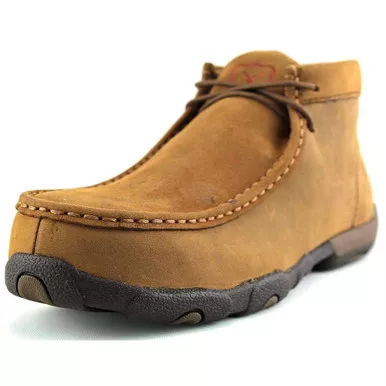 TWISTED X Womens Driving Distressed Saddle Moccasins (WDMST01)