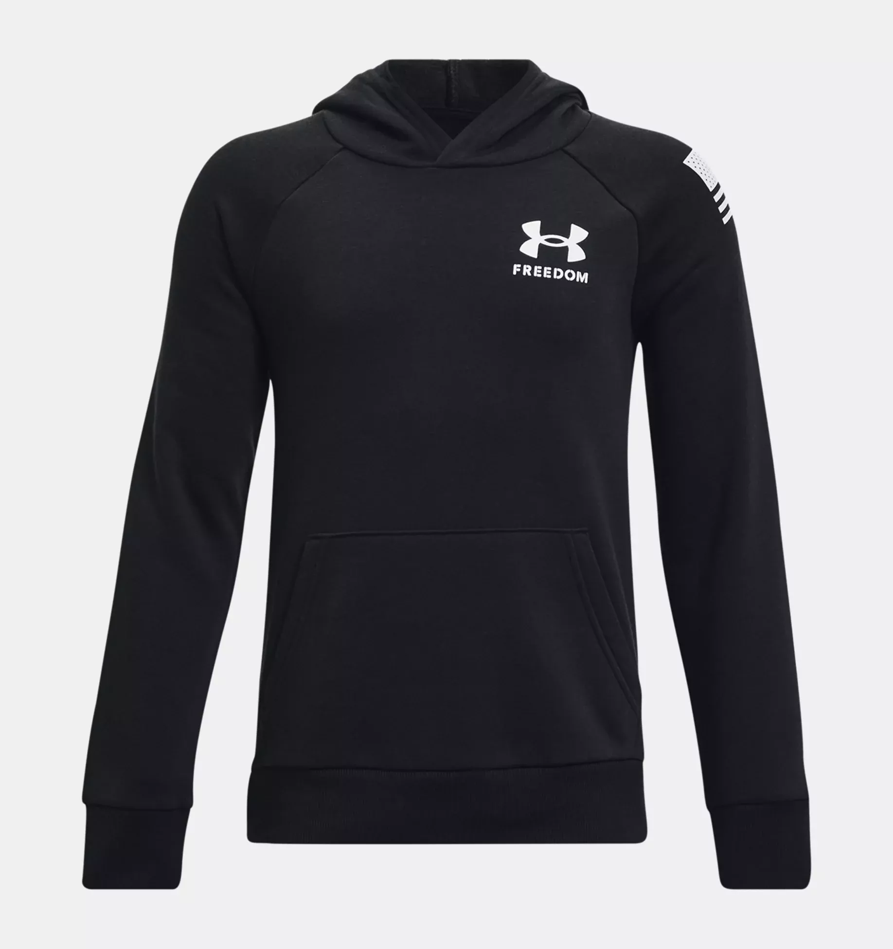 UA Boys’ Freedom Rival Fleece Print Hoodie