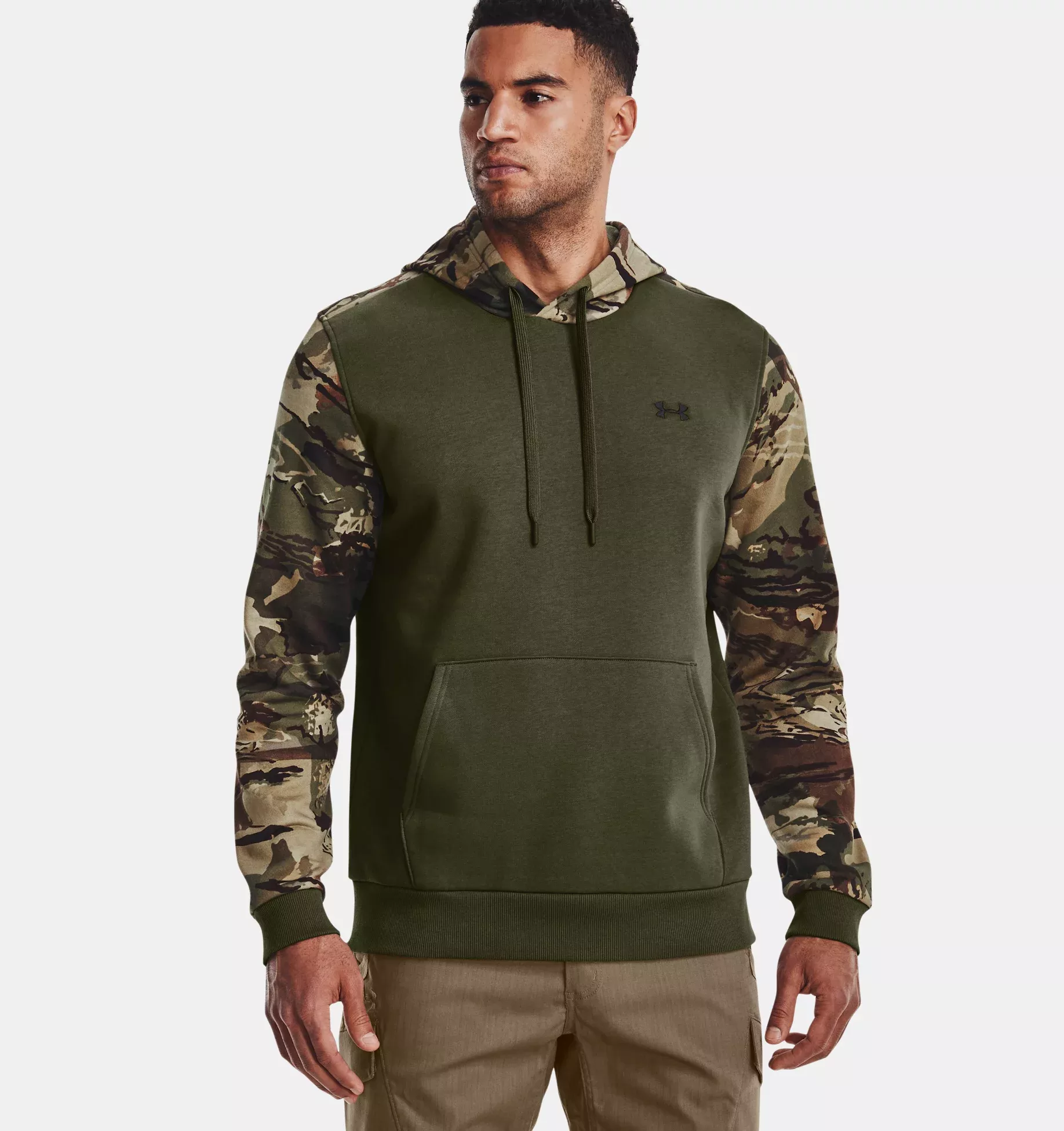UA Men’s Rival Fleece Blocked Hoodie