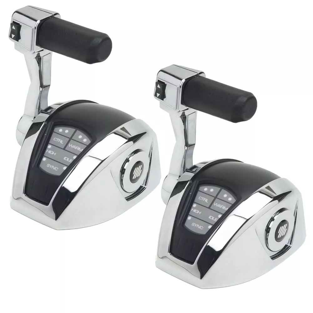 UFlex Power A Electronic Control Package w/ Trim – Single Engine/Dual Station – Mechanical Throttle/Mechanical S [MM12T]